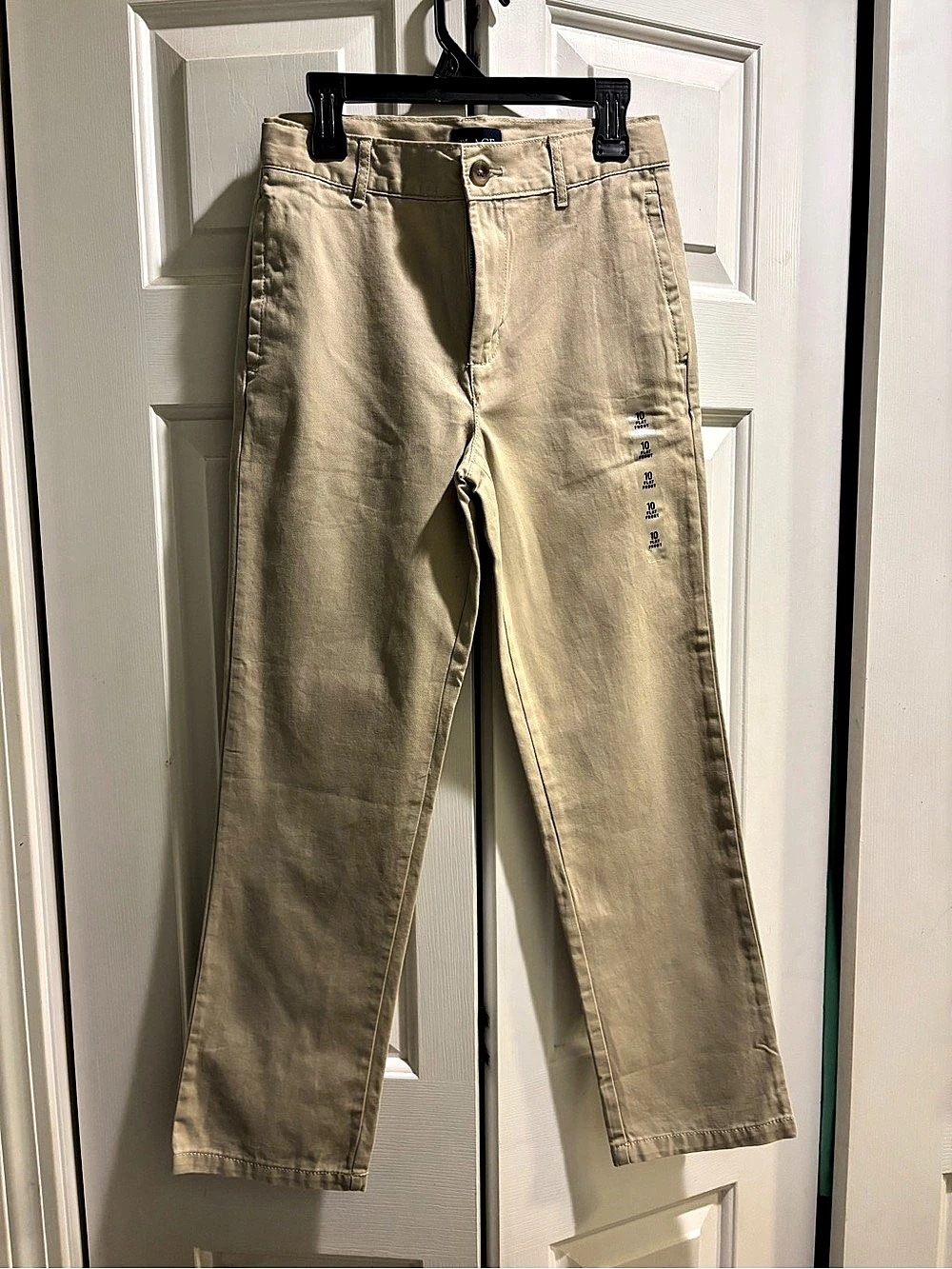 PLACE Straight Leg Cotton Pants Size 10 NWT